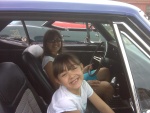 the girls in Becky's Camaro!