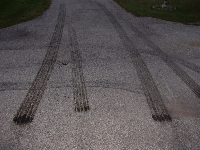 John's Driveway after the display of HP